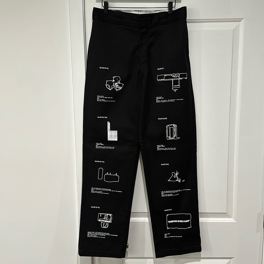 VIRGIL ABLOH FIGURES OF SPEECH BROOKLYN MUSEUM EXCLUSIVE DICKIES PANTS 34/32